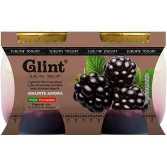 Iogurte com Pedaços de Amora Pack 2 frasco 125 g - Glint