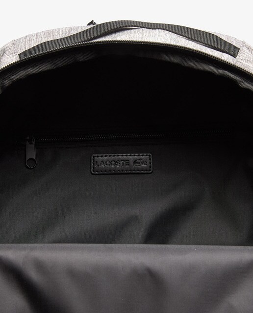 Mochila de color gris con cremallera y espacio para el portátil · Lacoste · El  Corte Inglés