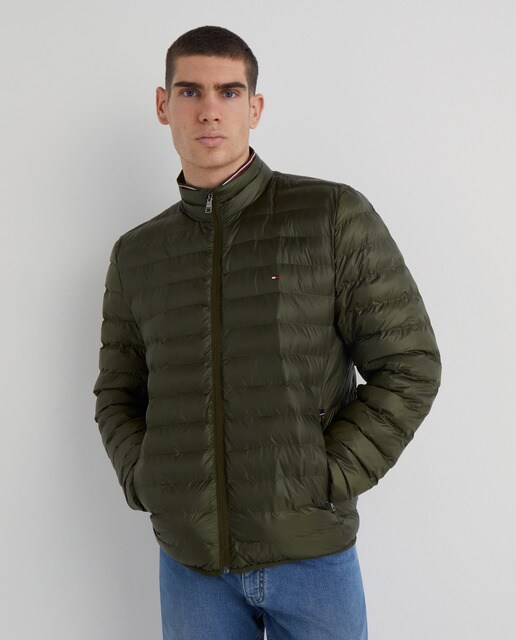 Cazadora ligera de hombre verde lisa · Tommy Hilfiger · El Corte Inglés