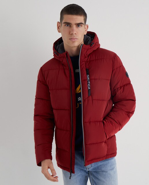 Parka de hombre roja con capucha · Nautica · El Corte Inglés