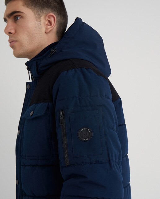 Parka de hombre azul con capucha · Nautica · El Corte Inglés