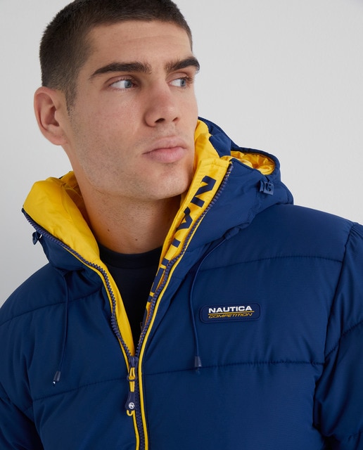 Plumífero de hombre azul con capucha · Nautica · El Corte Inglés