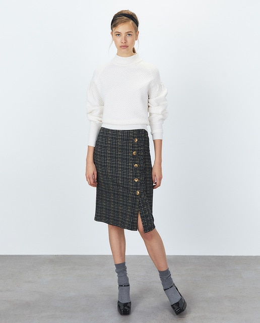 Falda crepe · Sfera · El Corte Inglés
