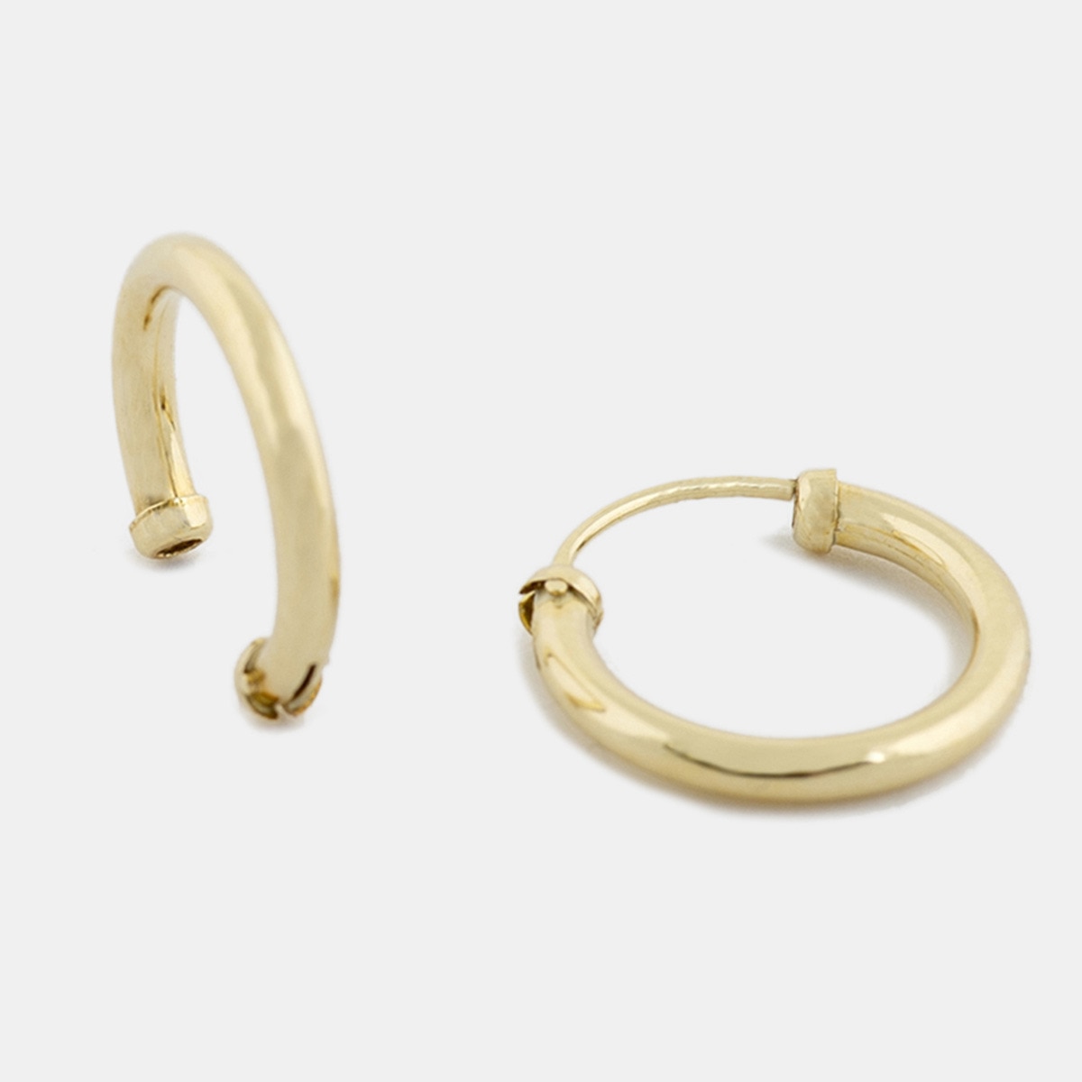 Pendientes de aro de niña de niña El Corte Inglés de oro · El