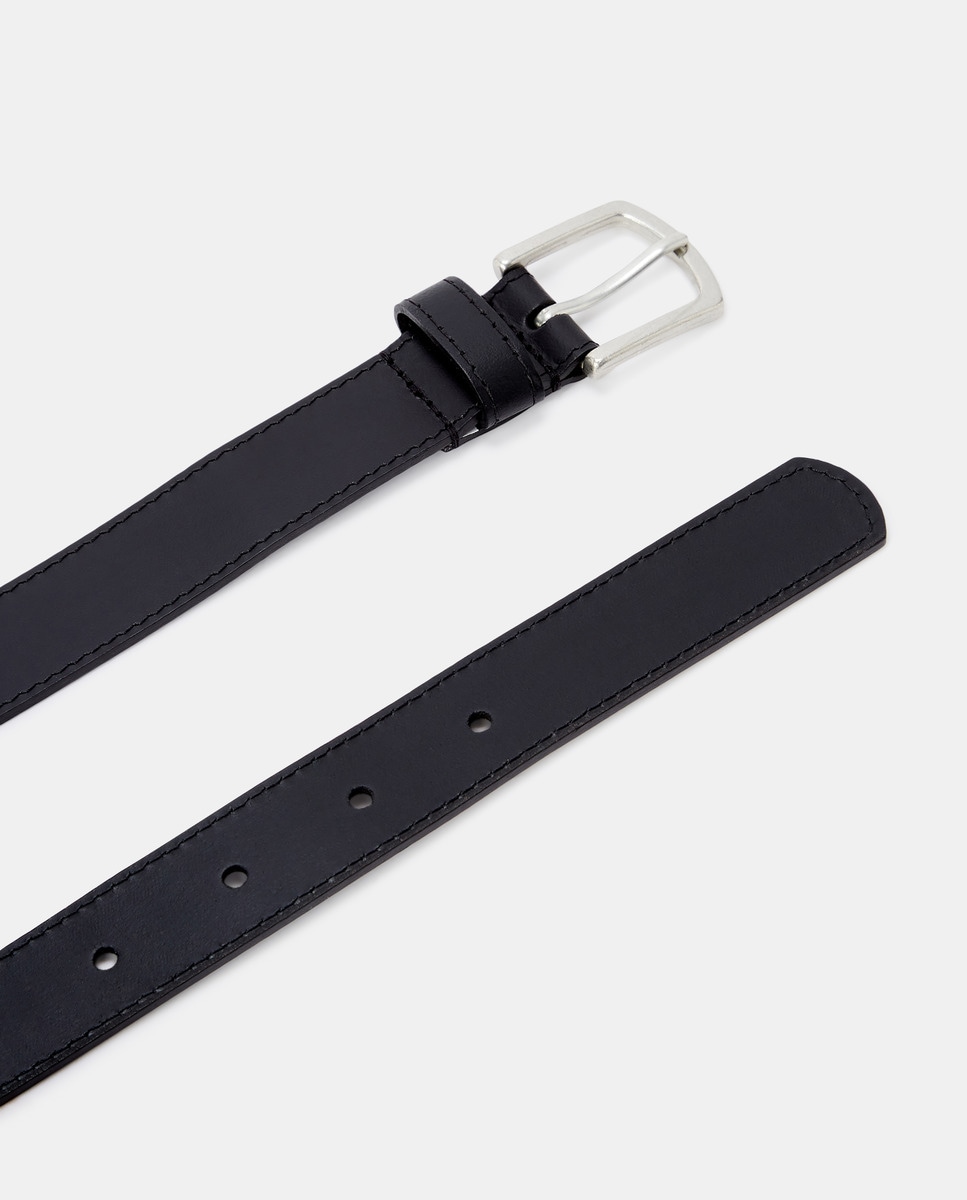 Cinto em pele preto Preto-2