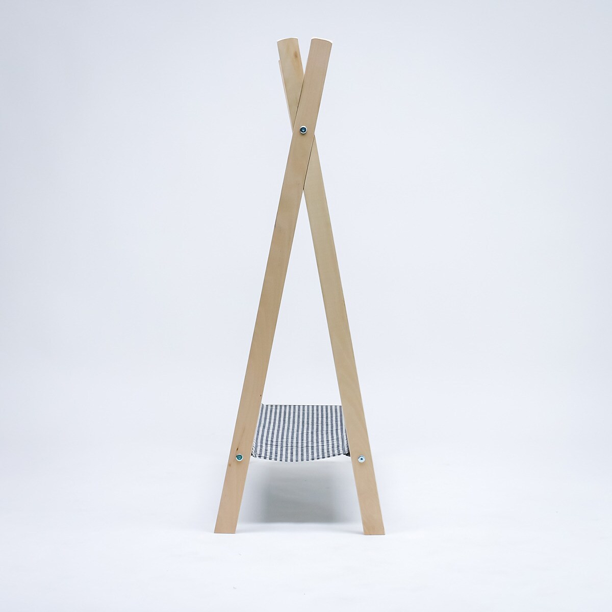 Perchero Plastimyr de madera The Good Wood Vichy gris Madera / Verde Menta-3