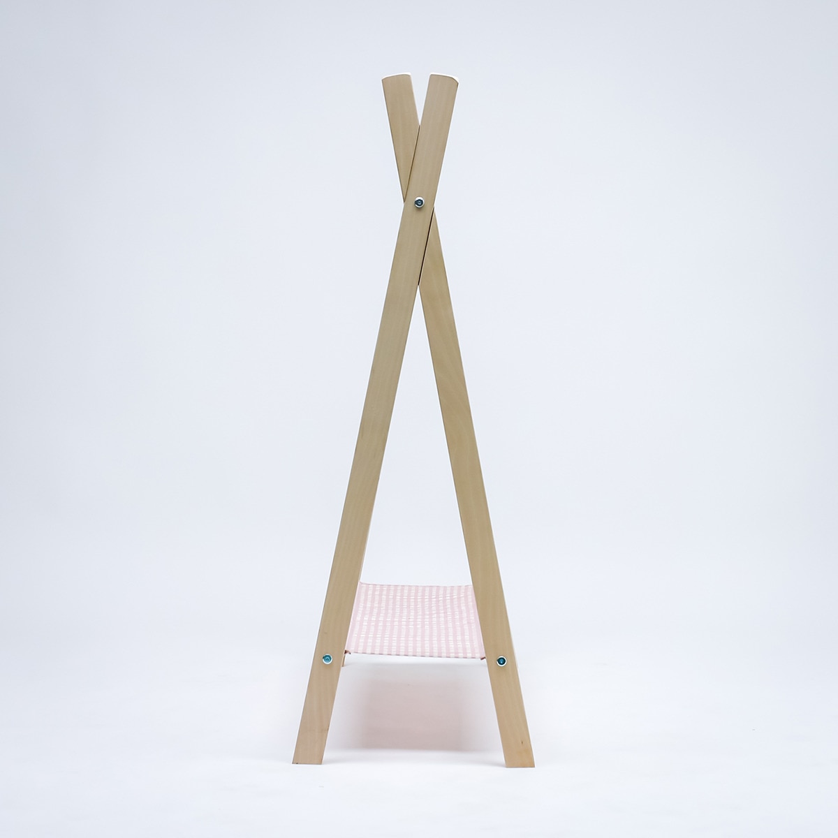 Perchero Plastimyr de madera The Good Wood Vichy rosa Madera / Rosa-2