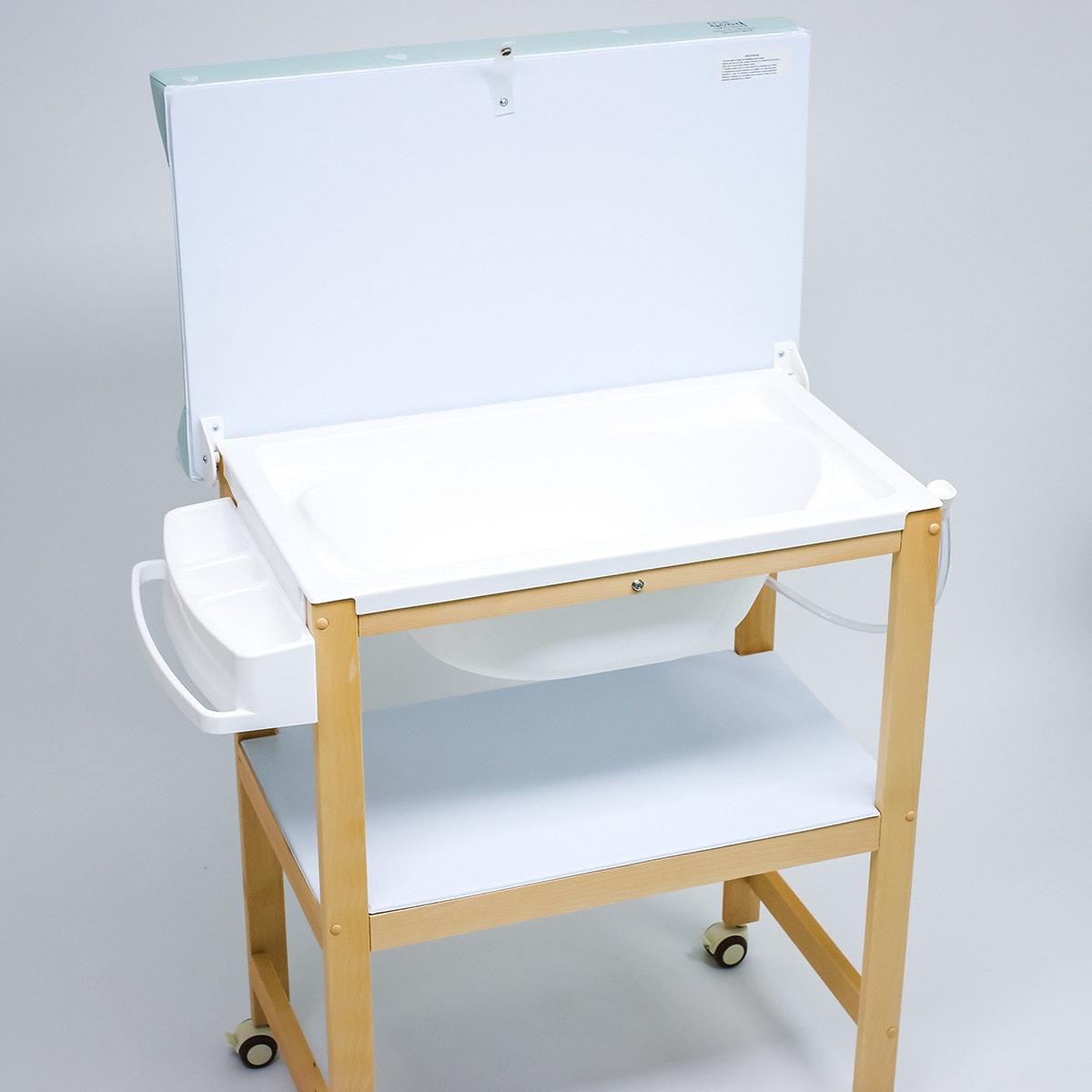 Bañera Cambiador Plastimyr de madera The Good Wood Tipys mint verde Madera / Verde Menta-6