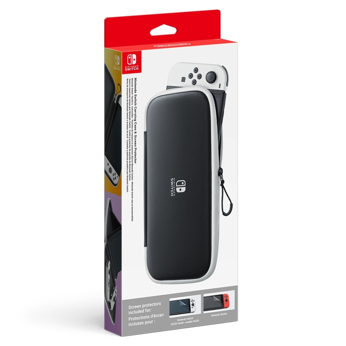Capa para Switch/Switch OLED + 2 Protectores de Ecrã 2