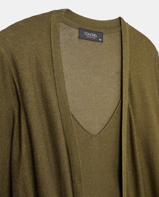 Chaqueta punto de mujer talla grande efecto dos piezas · Couchel · El Corte  Inglés