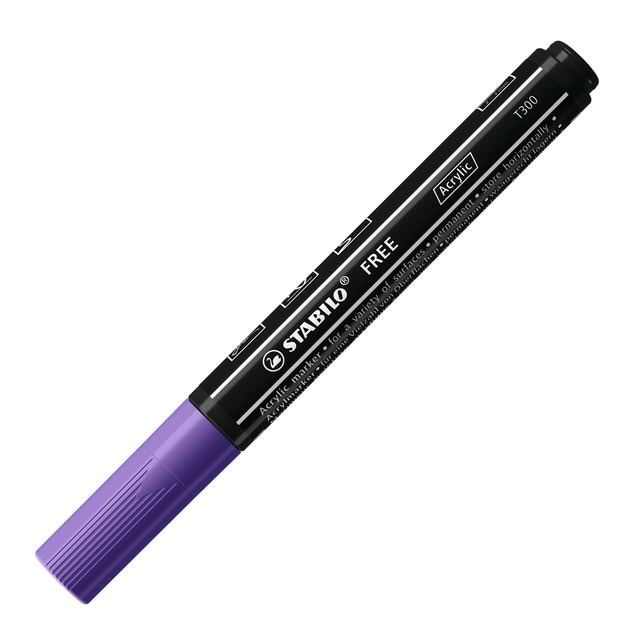 Imagen 0 de Marcador Acrílico STABILO FREE Acrylic T300 Violeta