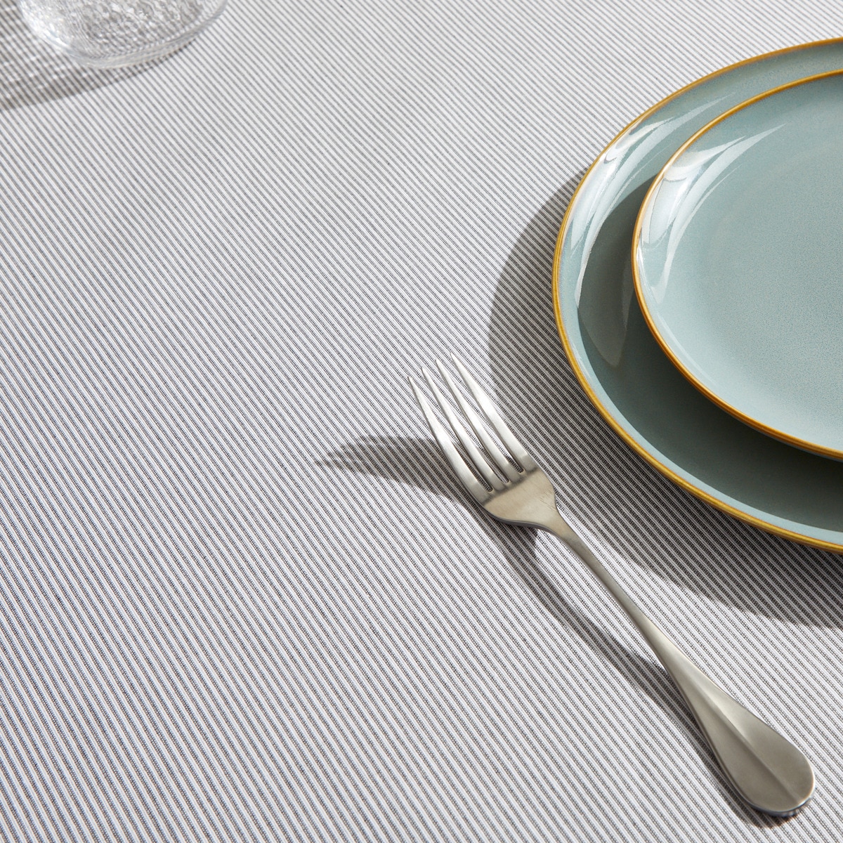 Toalha de mesa antimanchas resinada Laura Antracite-2