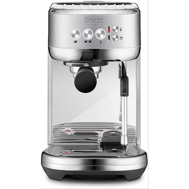 Imagem 0 de Máquina de Café Expresso Manual Sage SES500BSS4EEU1 Maschine Bambino™ Plus de 1,9 Litros - Café Moído - Inox e Preto