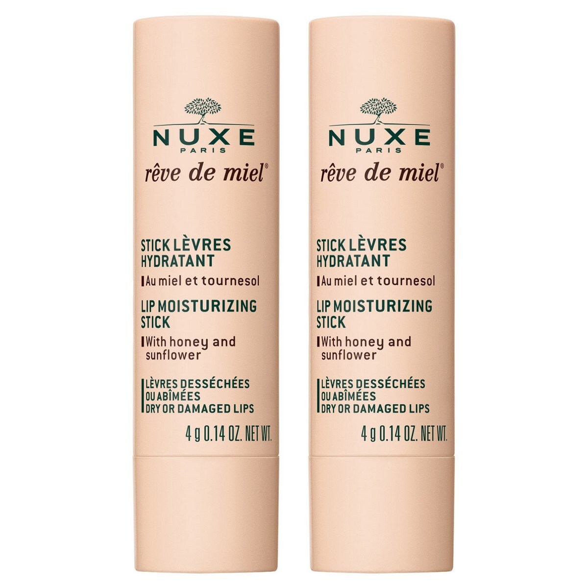 Rêve de Miel Stick Lèvres Hydratant 2x4g Nuxe 2