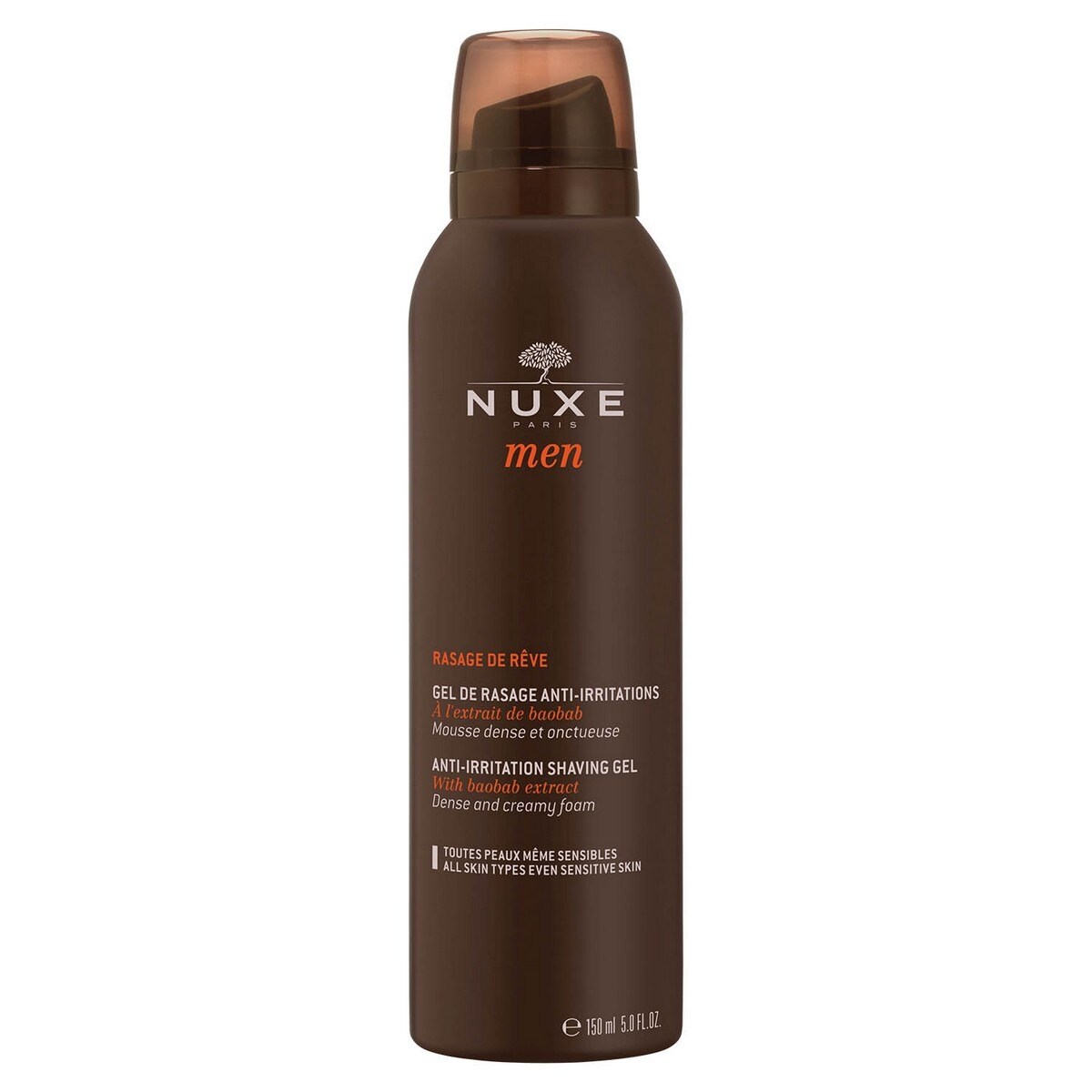 Gel de Barbear Anti-irritações Nuxe Men 1