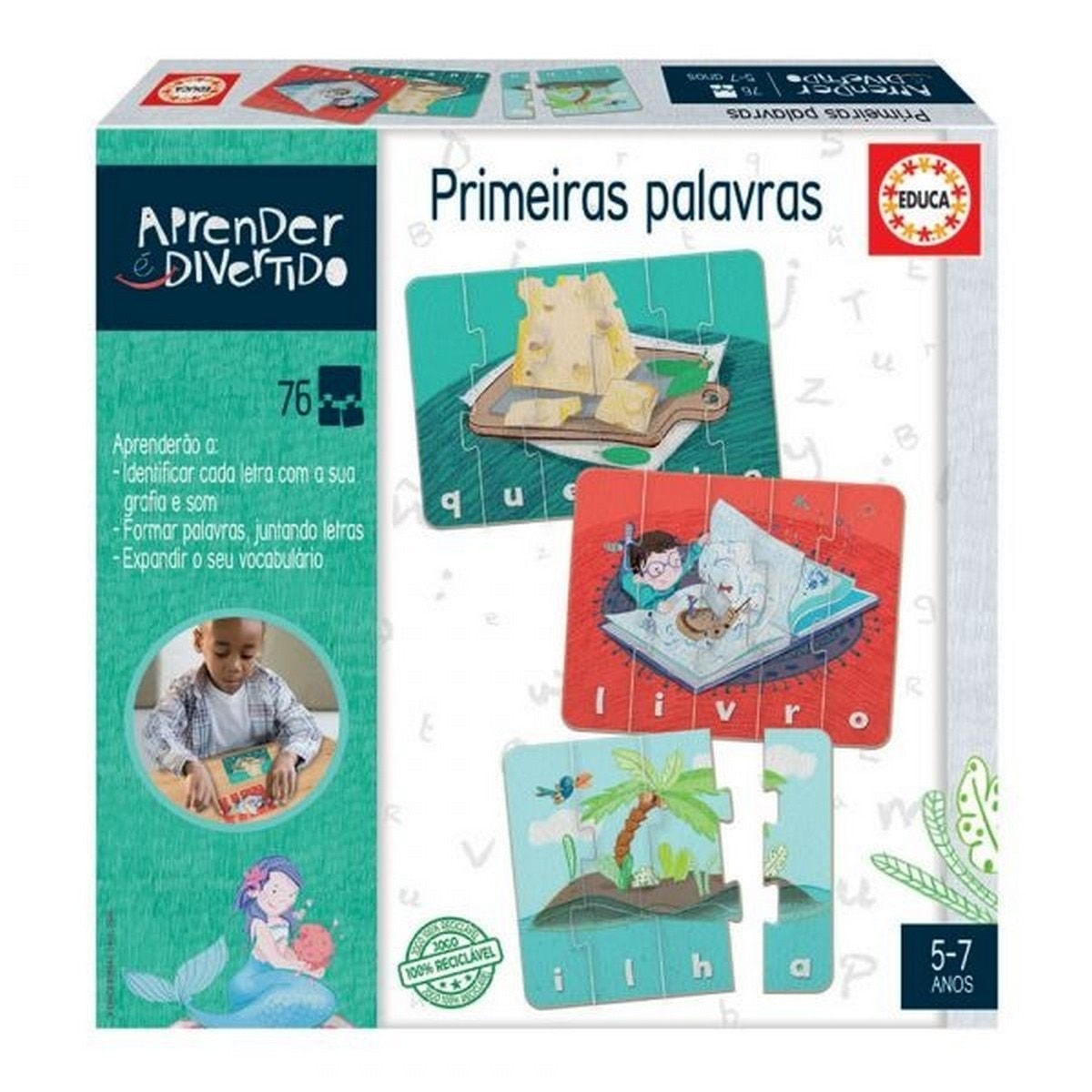 Imagem 0 de Puzzle Educa First Words PT