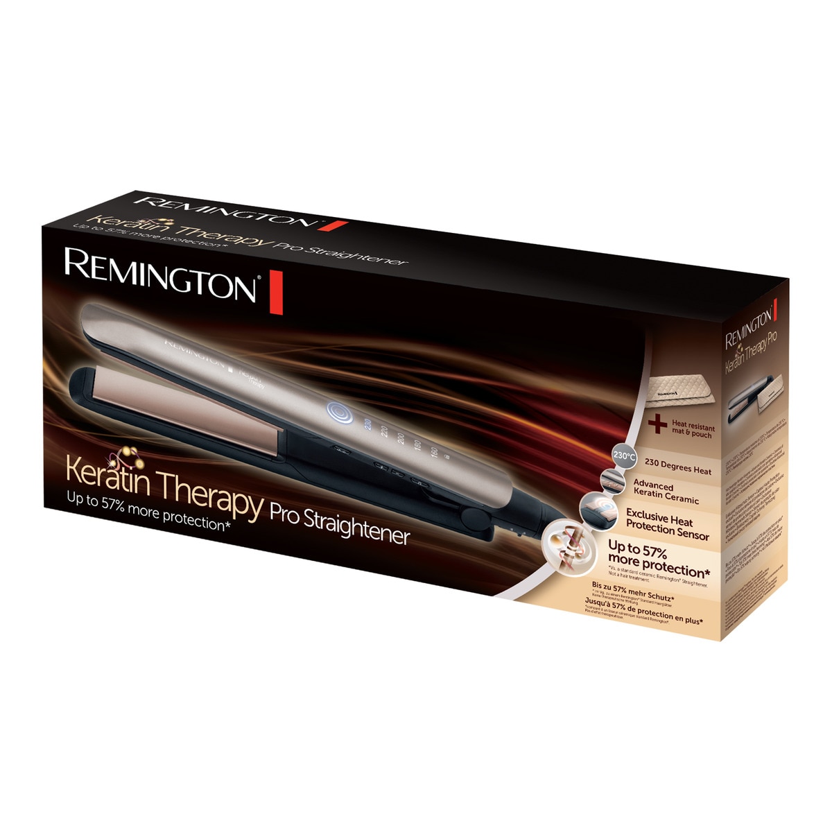 Plancha de Pelo Remington Keratin Therapy Pro con revestimiento de cerámica 5