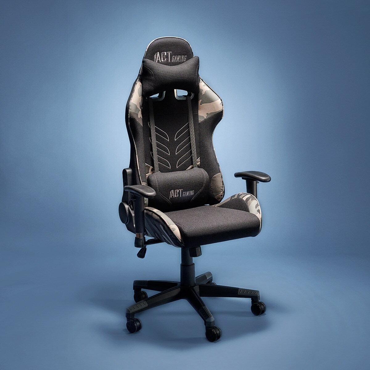 Cadeira de gaming Alpha Preto / Camuflagem-11