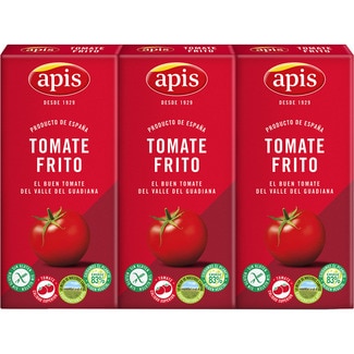 tomate frito sin gluten pack 3 envase 400 g - Apis