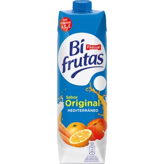 bebida de zumo de frutas Mediterráneo con leche desnatada a partir de concentrado brik 1 l - Pascual Bi Frutas