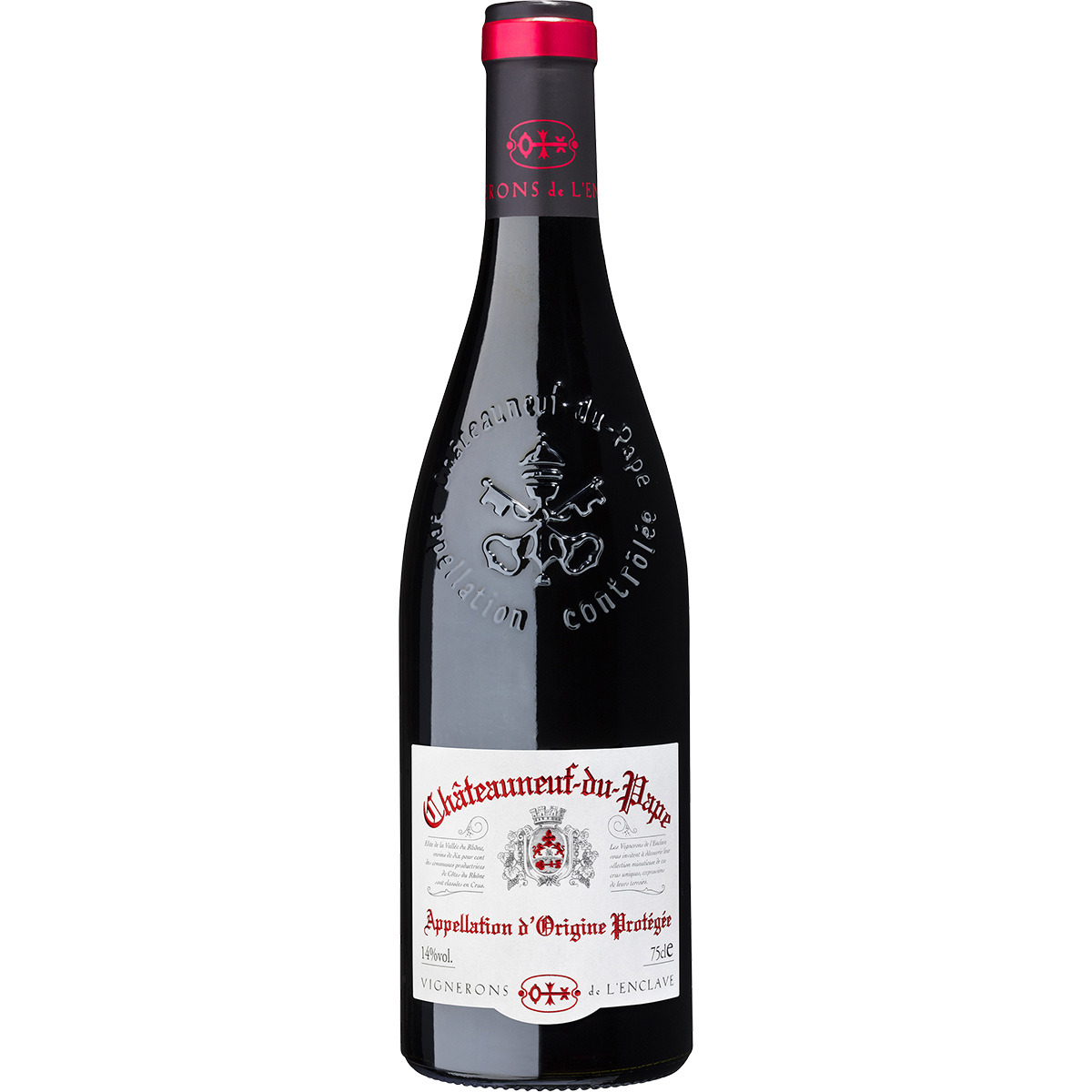 vino tinto rodano de Francia botella 75 cl