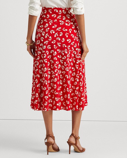 Falda midi estampada · Lauren Ralph Lauren · El Corte Inglés
