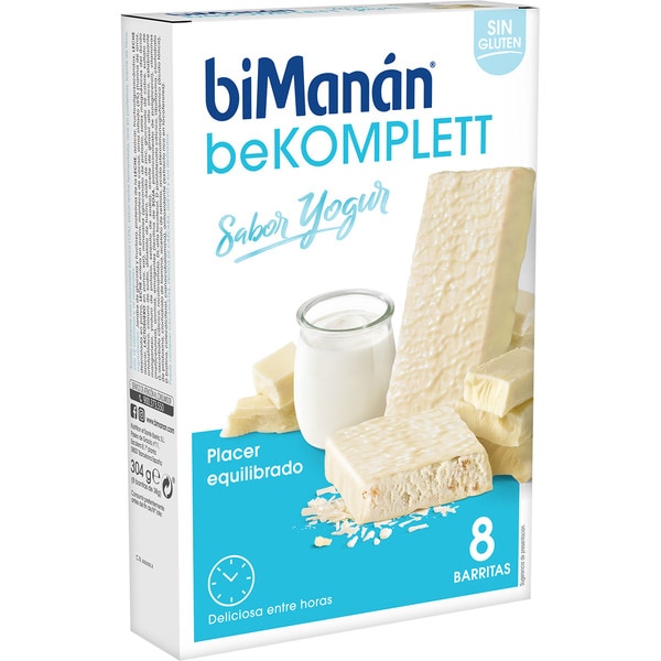BeKomplett yogurt flavour bars box 8 units