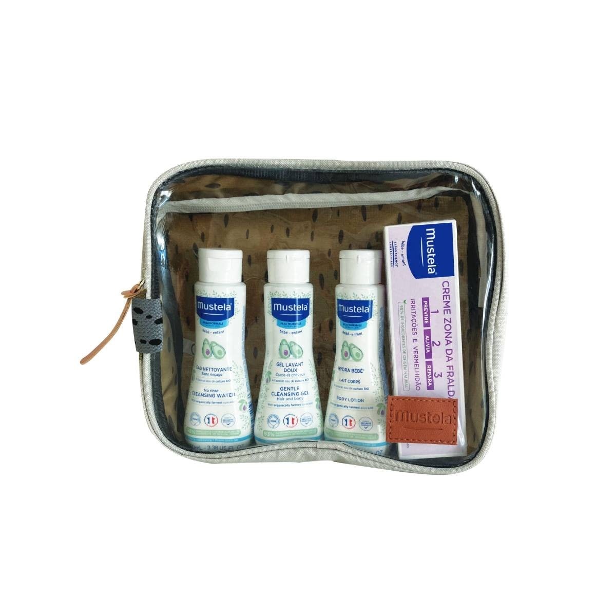 Bolsa "Os Indespensáveis" Taupe Mustela 1