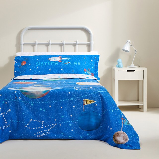 Juego de funda nórdica reversible algodón Sistema Solar Mini Home - El Corte  Inglés · El Corte Inglés - Mini Home · El Corte Inglés