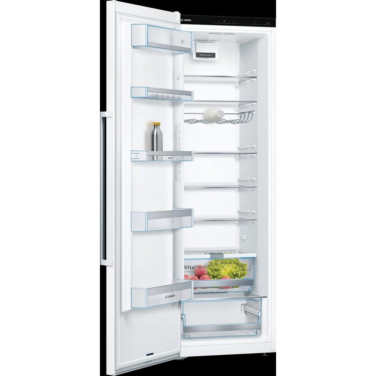 Frigorífico de 1 Porta Bosch Série 6 KSV36AWEP VitaFresh Plus e Função Super Refrigeração e de 186 cm - Branco Branco-2