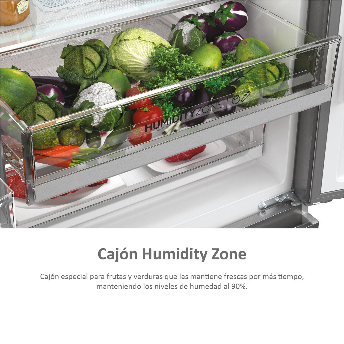 Frigorífico Combi Haier Total No Frost 3D 60 Series 3 - A3FE837CHJ Inox-11