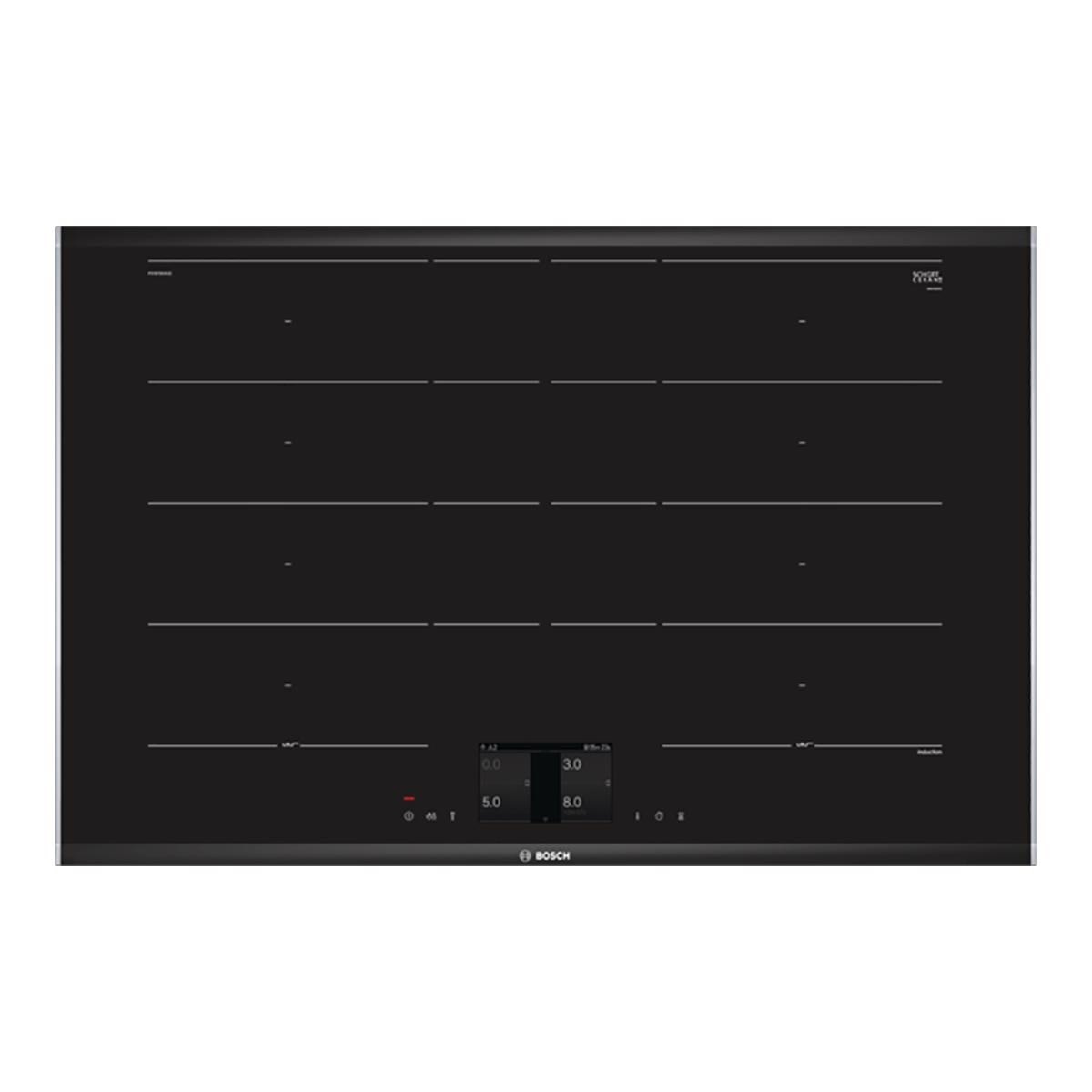 Imagem 0 de Placa de Indução Bosch Série 8 PXY875KW1E com 4 Zonas e/ou com 2 FlexZones e de 80 cm - Preto