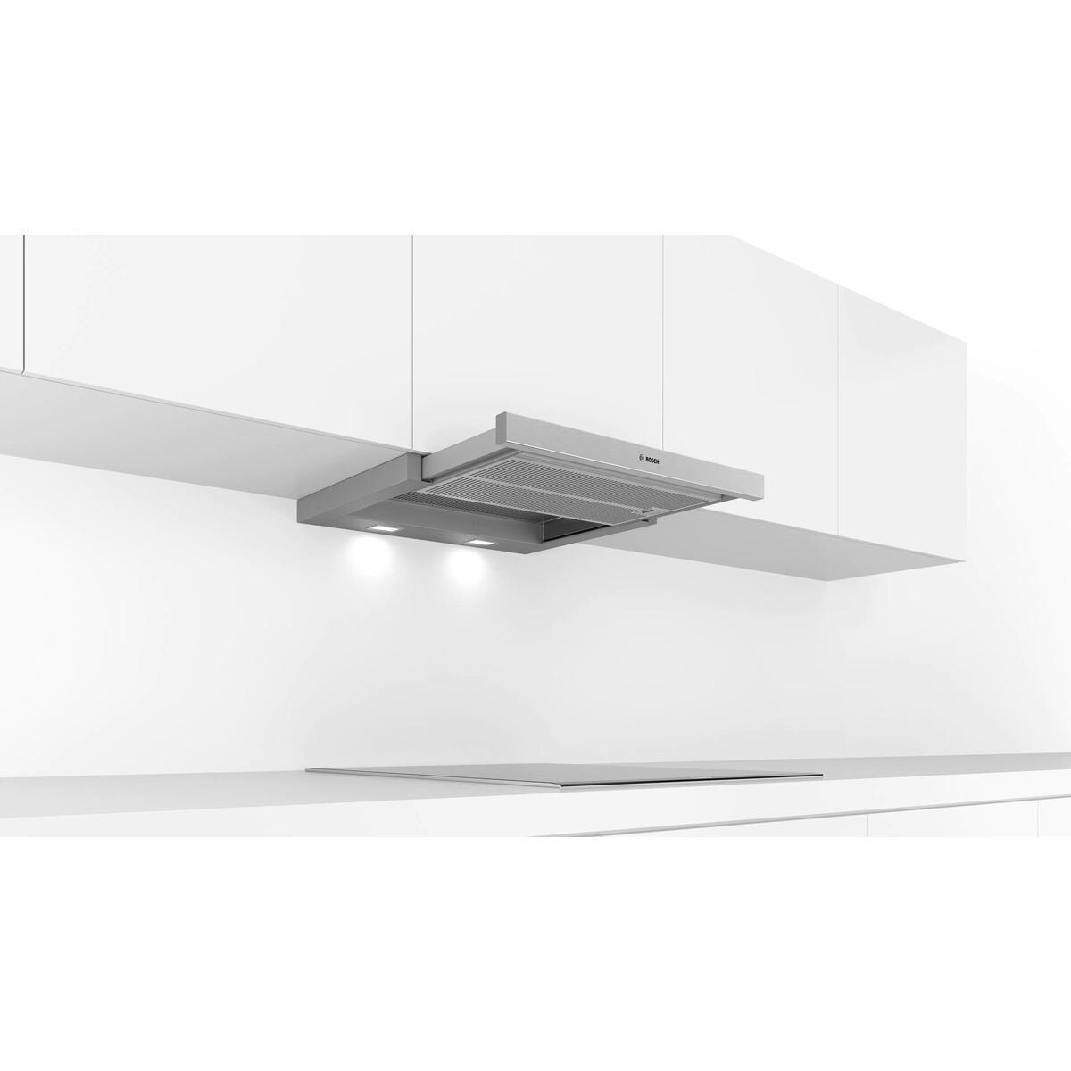 Exaustor Telescópico Encastrável Bosch Série 4 DFS067A51 com 4 Velocidades e de 60 cm - Prateado Metálico Prateado-4