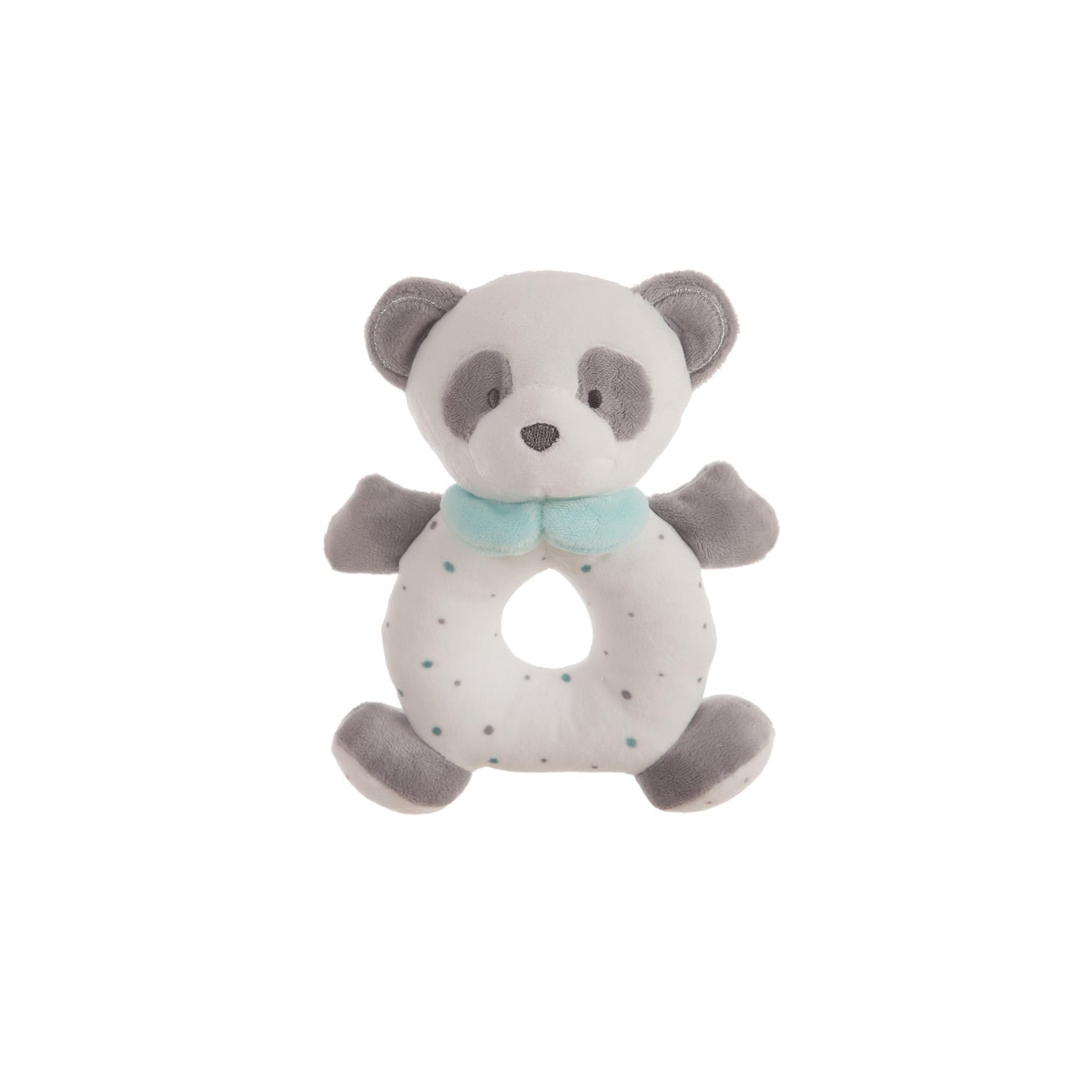 Sonajero Peluche Little Kids Baby Panda agua marina Azul-1