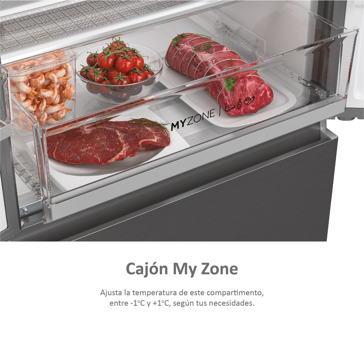 Frigorífico Combi Haier Total No Frost 3D 60 Series 3 - A3FE837CHJ Inox-10