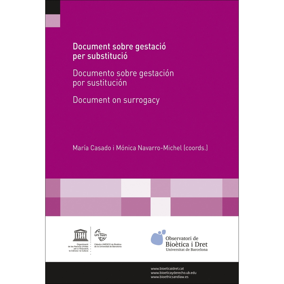 Document sobre gestació per substitució(Tapa blanda) 1