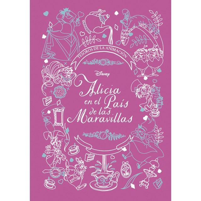 Imagen 0 de Alicia en el País de las Maravillas. Tesoros de la animación: Cuento  (Tapa dura)