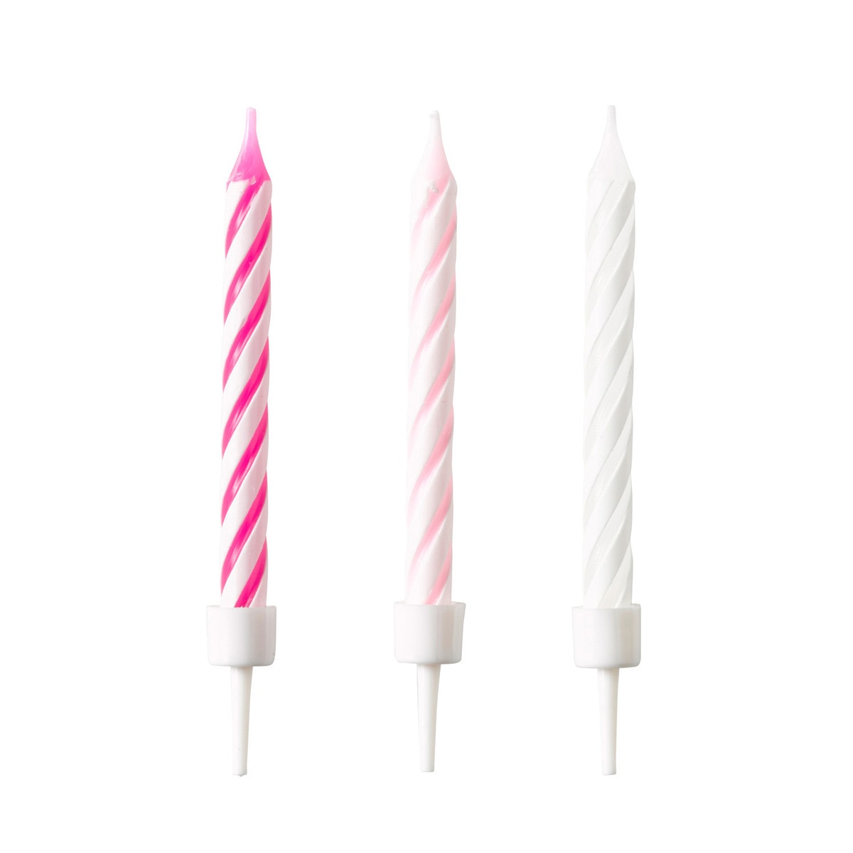 Imagen 0 de Pack de 10 Velas Espirales Rosa Altura 6.3 Cm Liragram