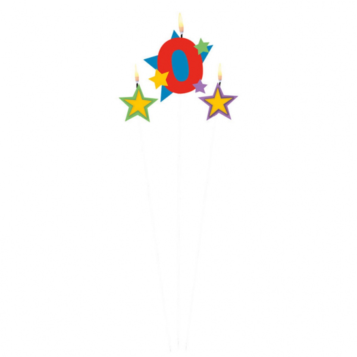 Imagen 0 de Pack de Vela 0 Estrellas 12.2X13.5 Cm Liragram