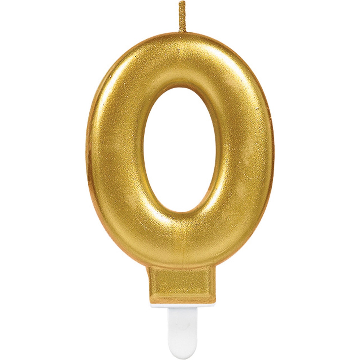 Imagen 0 de Pack de Vela 9.3Cm Oro Nº 0 Liragram