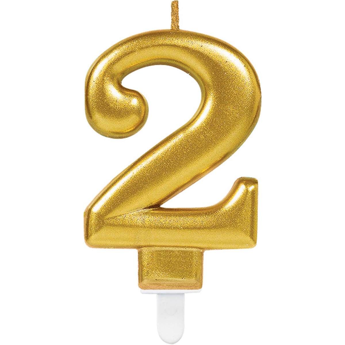 Imagen 0 de Pack de Vela 9.3Cm Oro Nº 2 Liragram