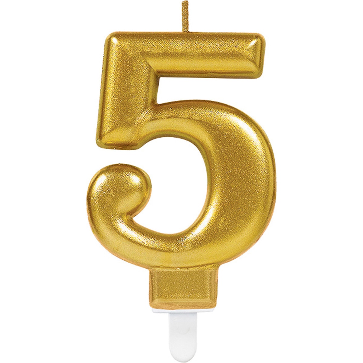 Imagen 0 de Pack de Vela 9.3Cm Oro Nº 5 Liragram