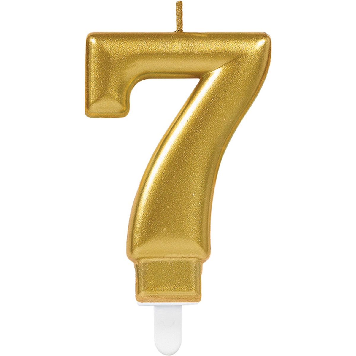 Imagen 0 de Pack de Vela 9.3Cm Oro Nº 7 Liragram