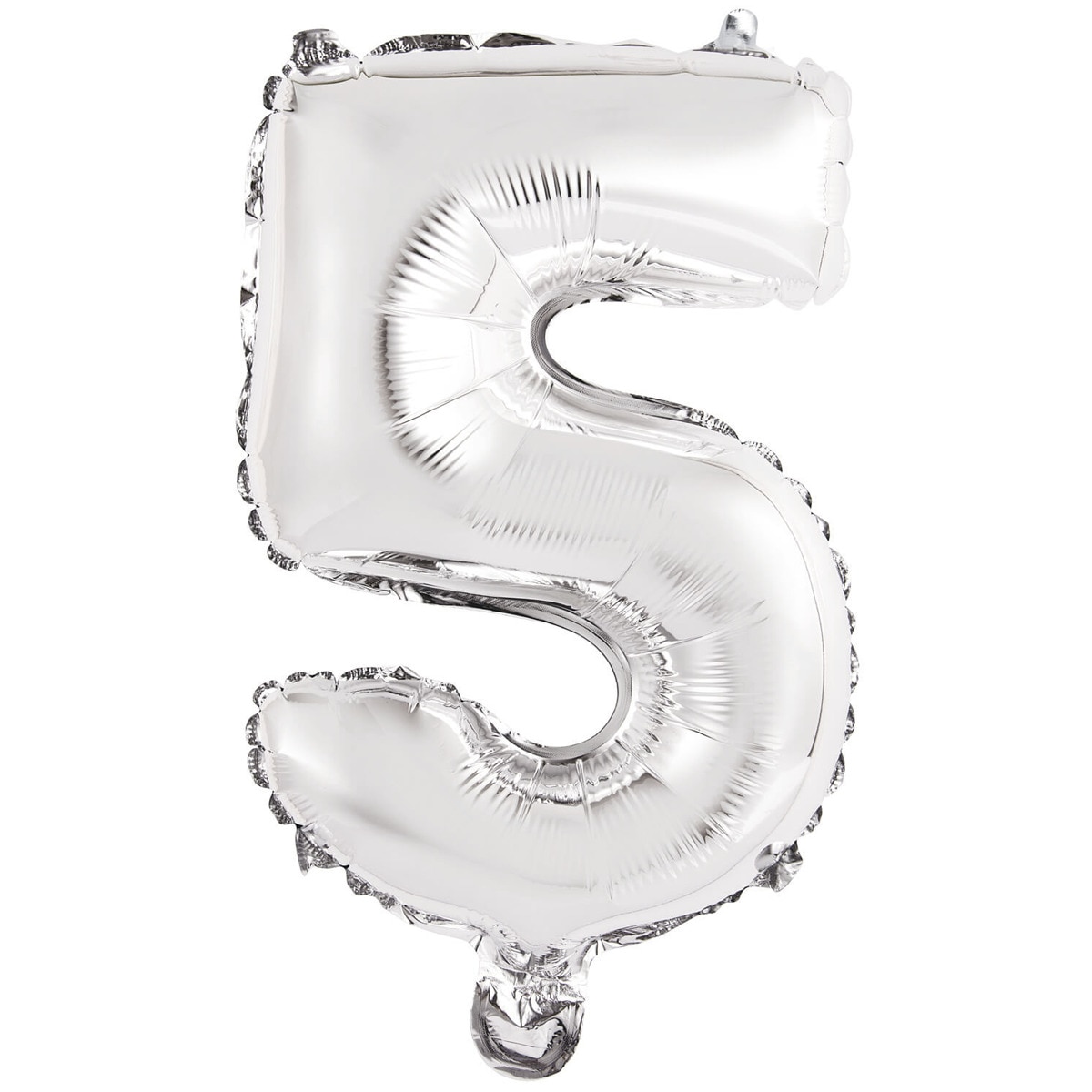 Pack de Globo 35Cm Auto-Inflable Numero : 5 Plata Liragram 1