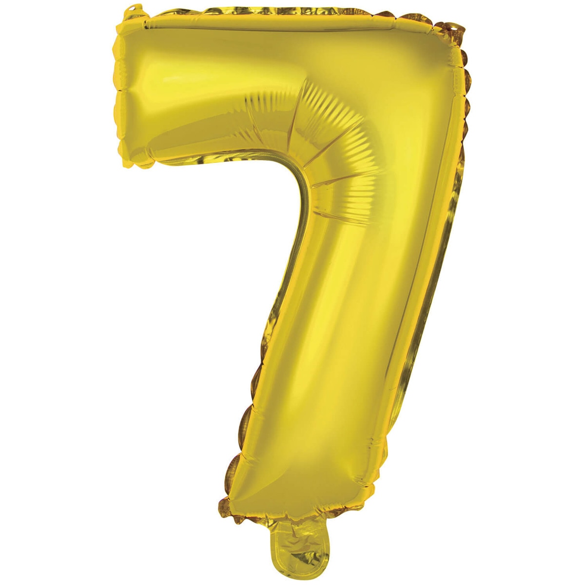 Imagen 0 de Pack de Globo 35Cm Auto-Inflable Numero : 7 Oro Liragram