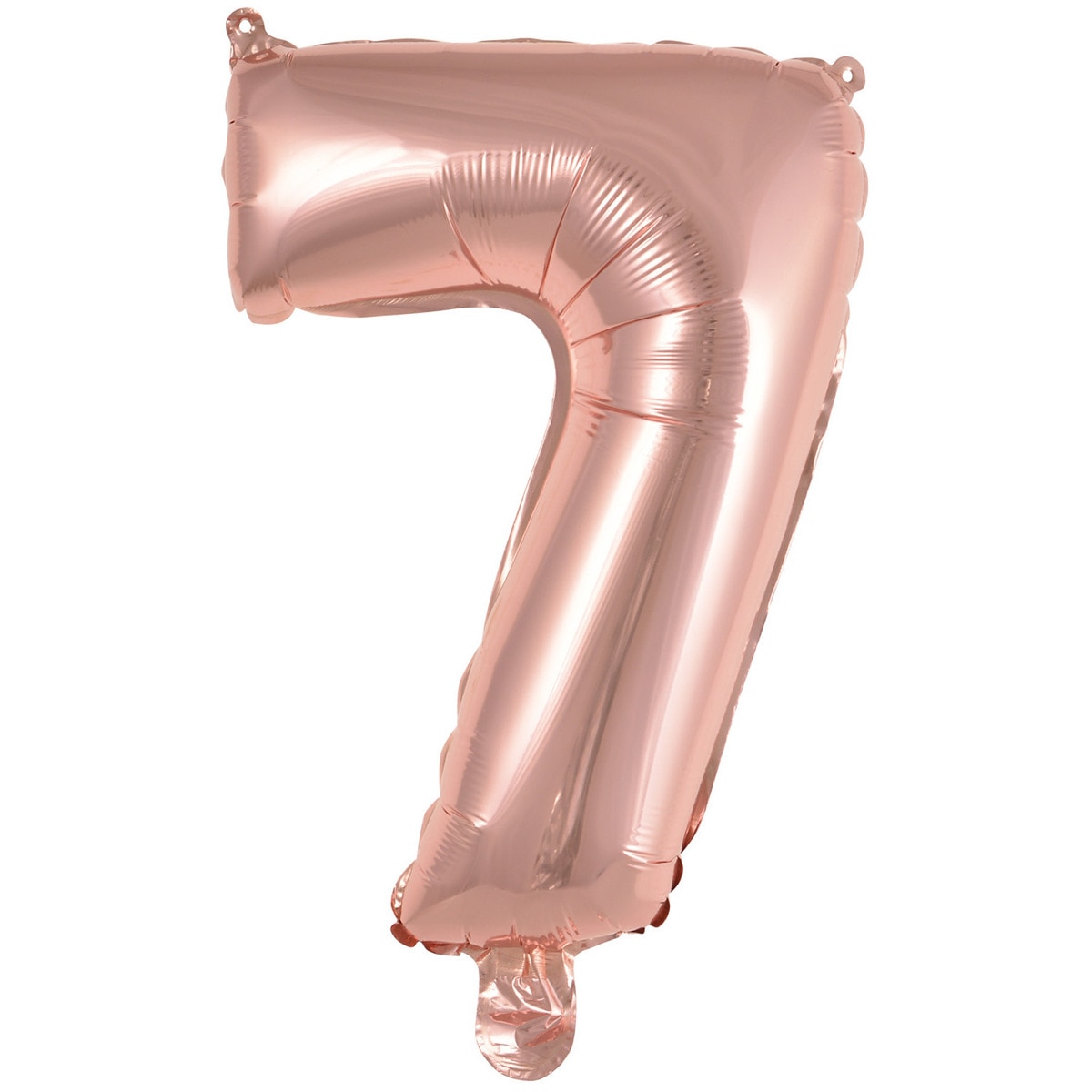 Imagen 0 de Pack de Globo 35Cm Auto-Inflable Numero : 7 Rosa Oro Liragram