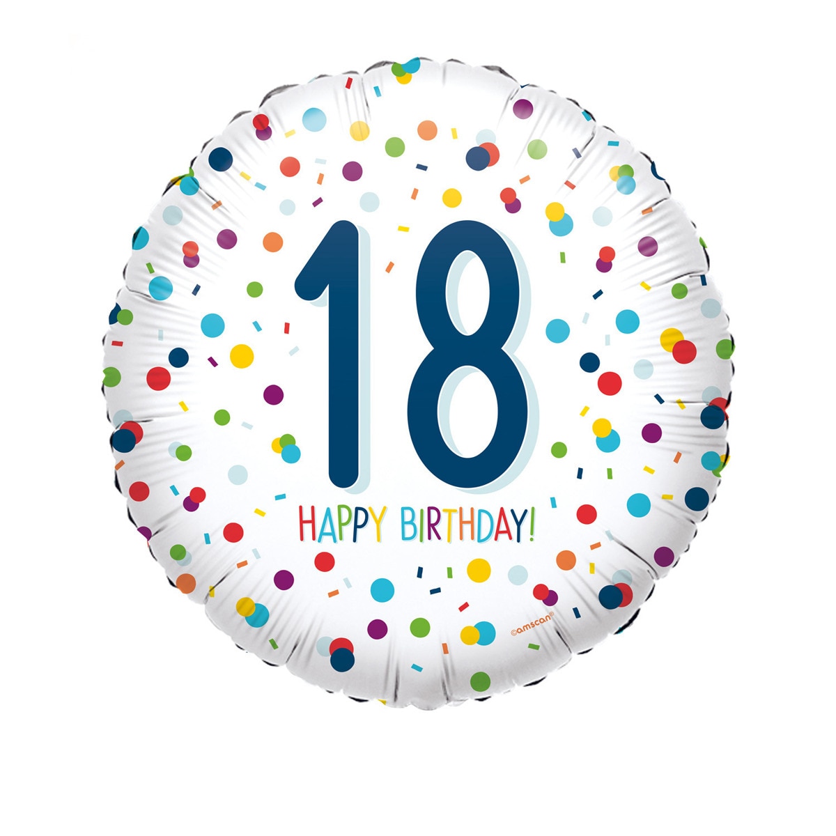 Imagen 0 de Pack de globo 45cm helio confeti 18 happy bday Liragram
