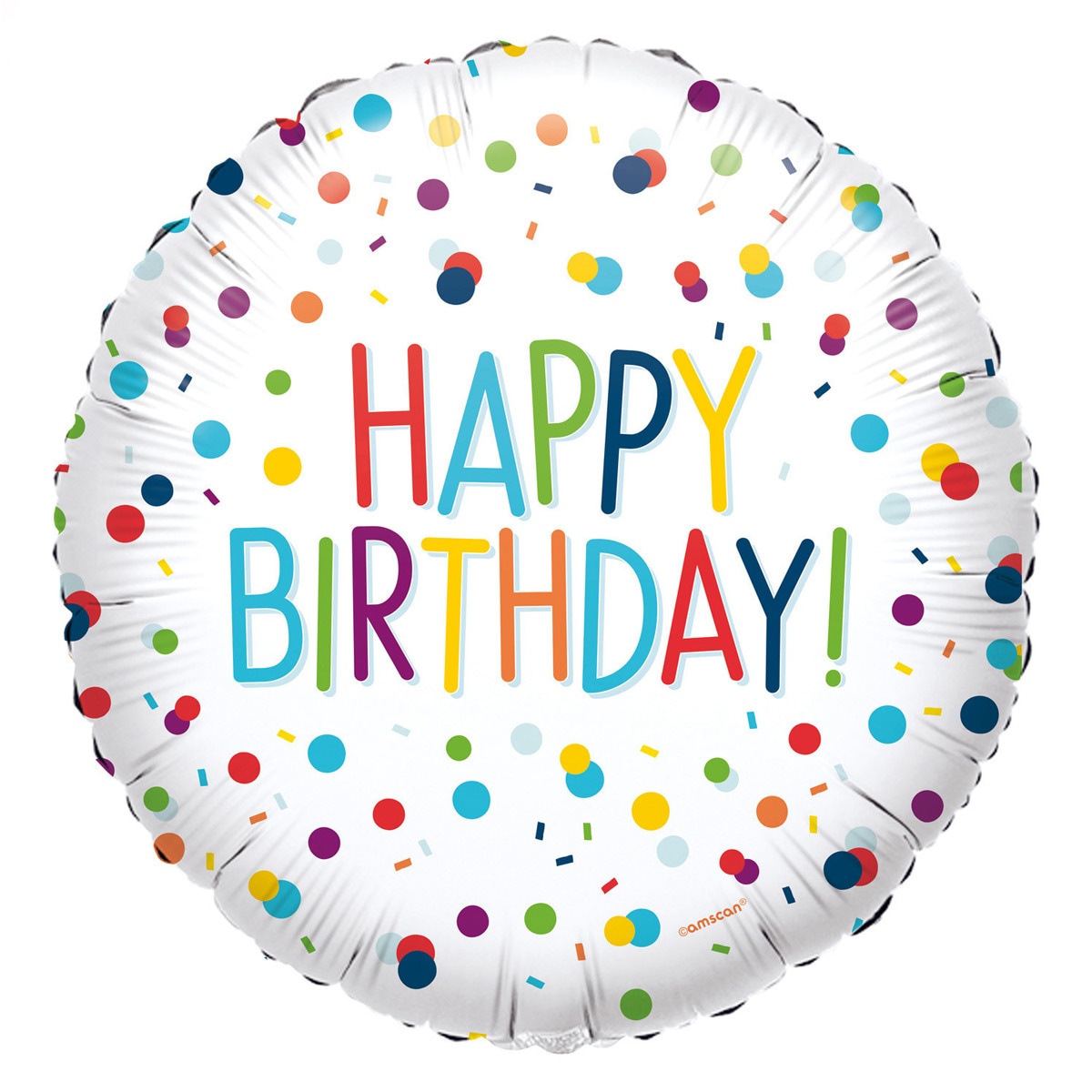 Imagen 0 de Pack de globo 45cm helio confeti happy bday Liragram
