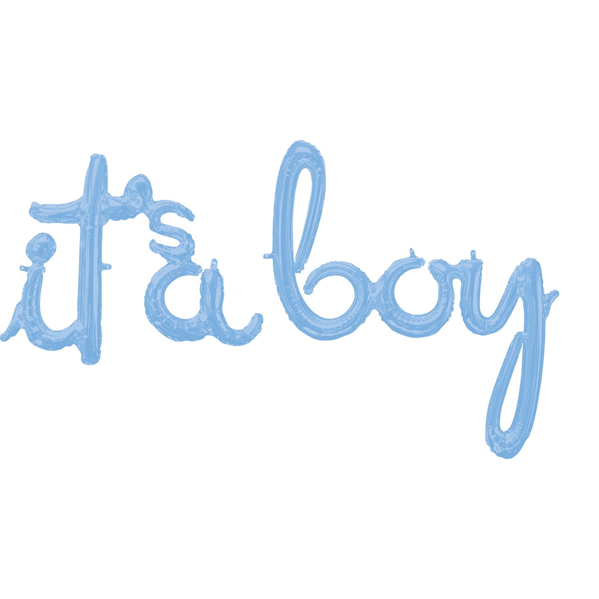 Imagen 0 de Pack de Globo Aire Its A Boy Azul 68X50Cm Liragram