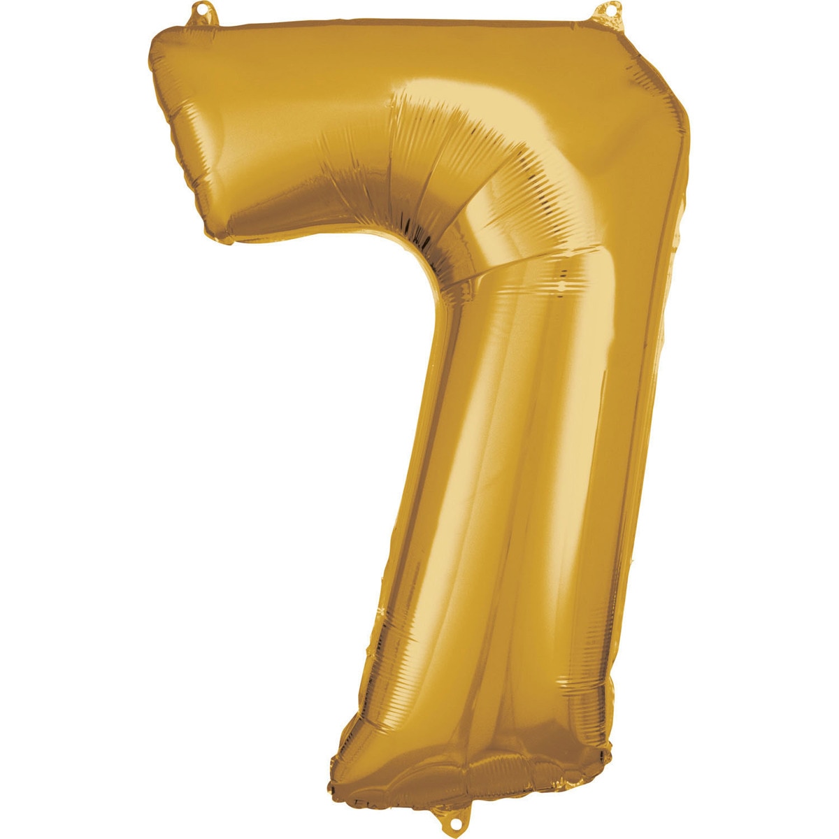 Imagen 0 de Pack de globo helio número: 7 oro 83/86cm Liragram